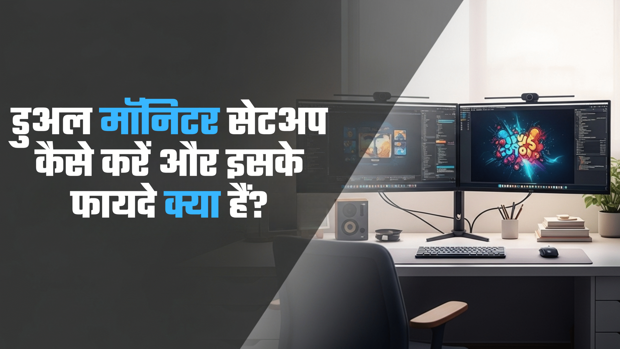 डुअल मॉनिटर सेटअप कैसे करें और इसके फायदे क्या हैं