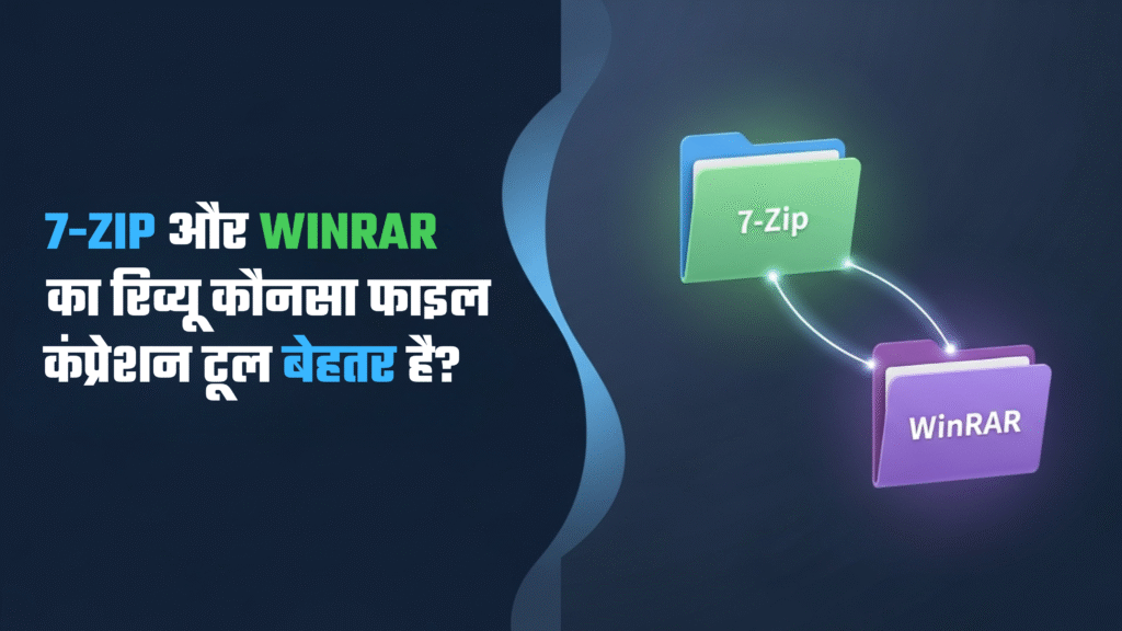 7-Zip और WinRAR का रिव्यू कौनसा फाइल कंप्रेशन टूल बेहतर है