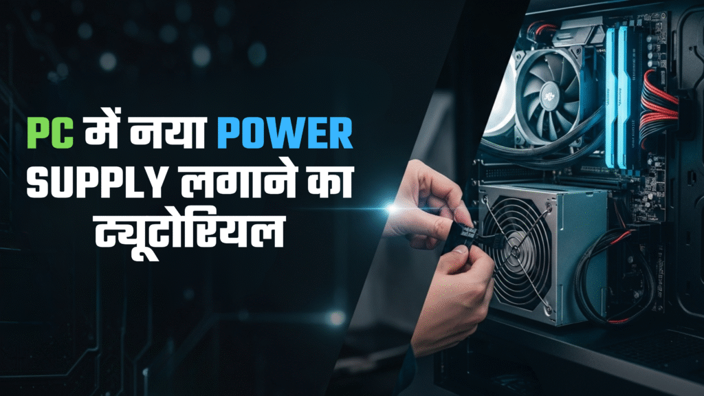 PC में नया Power Supply लगाने का ट्यूटोरियल