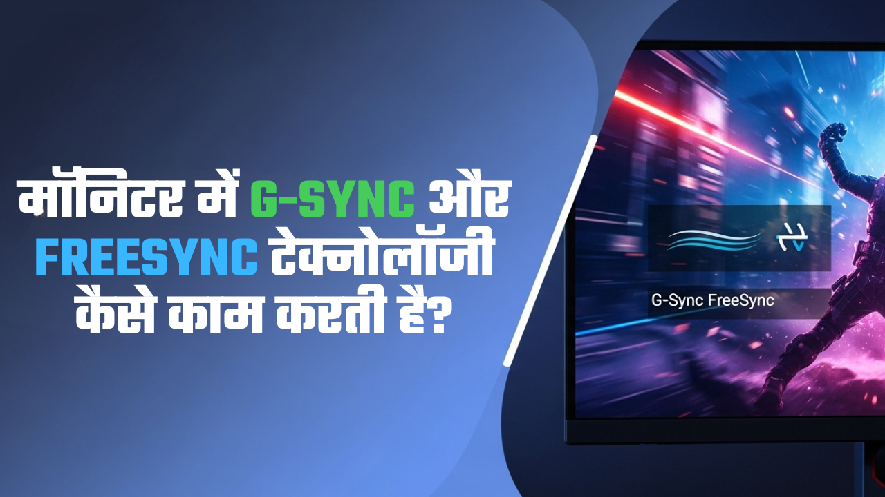 मॉनिटर में G-Sync और FreeSync टेक्नोलॉजी कैसे काम करती है